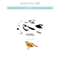 Papertrey Ink - Clear Photopolymer Stamps - Feathered Friends Mini - Set 14