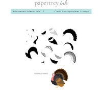 Papertrey Ink - Clear Photopolymer Stamps - Feathered Friends Mini - Set 17