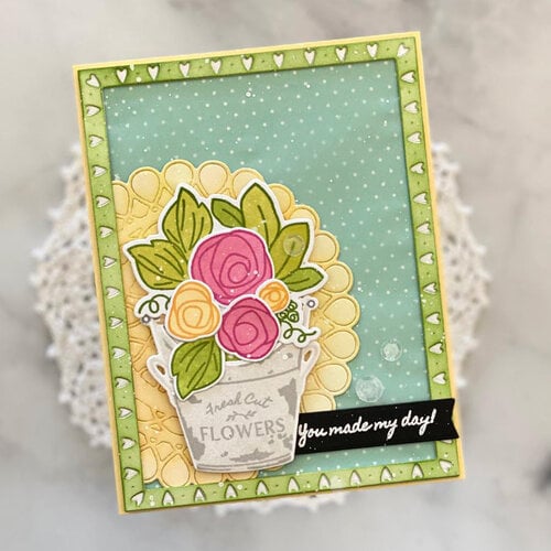 Papertrey Ink - Clear Photopolymer Stamps - Thank You Florals