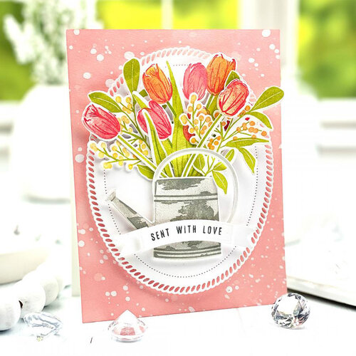 Papertrey Ink - Clear Photopolymer Stamps - Totally Tulips