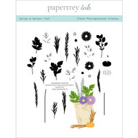 Papertrey Ink - Clear Photopolymer Stamps - Sprigs and Sprays - Fall