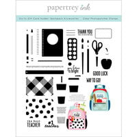 Papertrey Ink - Clear Photopolymer Stamps - Go-To Gift Card Holder - Backpack
