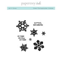 Papertrey Ink - Christmas - Clear Photopolymer Stamps - Let it Snow