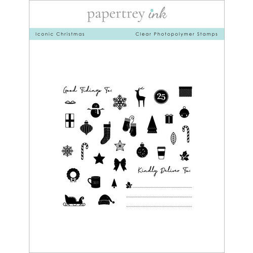 Papertrey Ink - Clear Photopolymer Stamps - Iconic Christmas