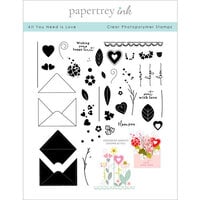 Papertrey Ink - Clear Photopolymer Stamps - All You Need Is Love