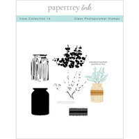 Papertrey Ink - Clear Photopolymer Stamps - Vase - Set 14