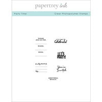 Papertrey Ink - Clear Photopolymer Stamps - Party Time