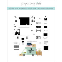 Papertrey Ink - Clear Photopolymer Stamps - Welcome To The Neighborhood - On the Move