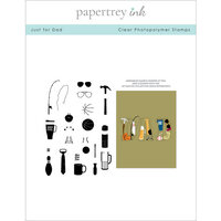 Papertrey Ink - Clear Photopolymer Stamps - Just For Dad