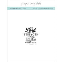 Papertrey Ink - Clear Photopolymer Stamps - Psalm Reflections - April