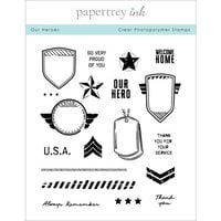 Papertrey Ink - Clear Photopolymer Stamps - Our Heroes