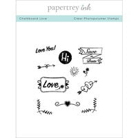 Papertrey Ink - Clear Photopolymer Stamps - Chalkboard Love