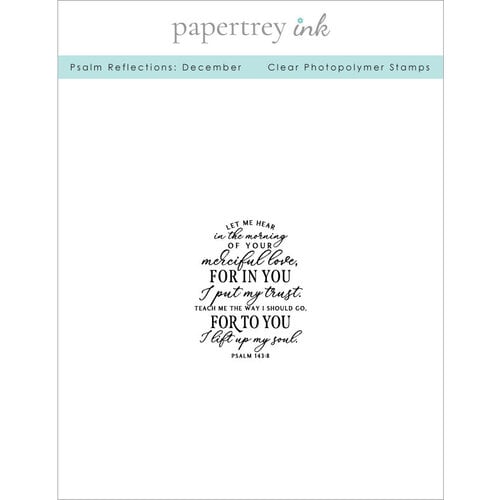 Papertrey Ink - Clear Photopolymer Stamps - Psalm Reflections - December