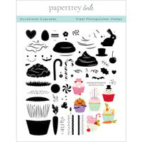 Papertrey Ink - Clear Photopolymer Stamps - Occasional Cupcakes