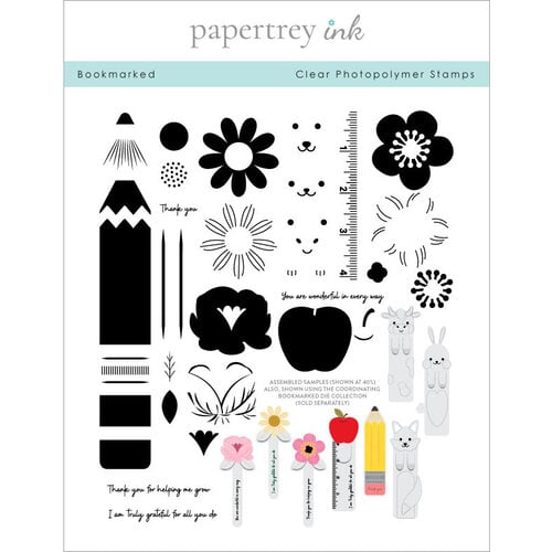 Papertrey Ink - Clear Photopolymer Stamps - Bookmarked