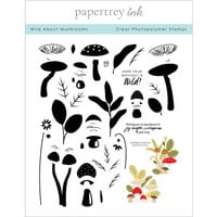 Papertrey Ink - Clear Photopolymer Stamps - Wild About Mushrooms