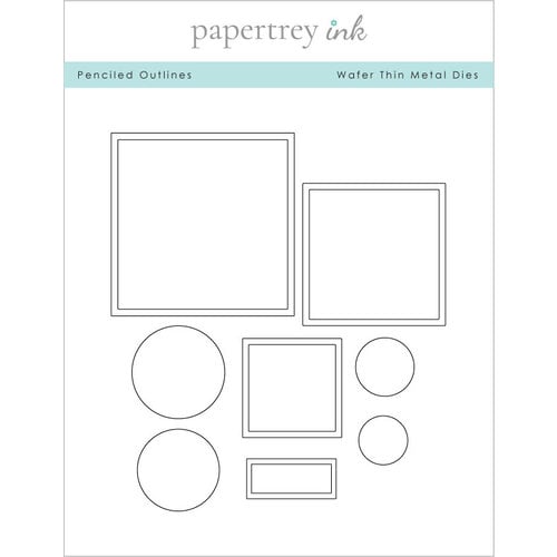 Papertrey Ink - Dies - Penciled Outlines