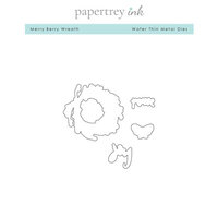 Papertrey Ink - Christmas - Metal Dies - Merry Berry Wreath