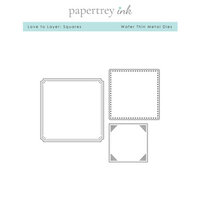 Papertrey Ink - Metal Dies - Love to Layer - Squares