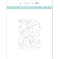 Papertrey Ink - Christmas - Dies - Cover Plate - Stitched Florals