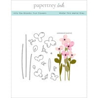 Papertrey Ink - Dies - Into The Blooms - Fun Flowers