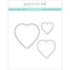 Papertrey Ink - Metal Dies - Love To Layer - Hearts