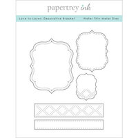 Papertrey Ink - Metal Dies - Love To Layer - Decorative Bracket