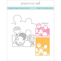 Papertrey Ink - Metal Dies - Elegant Edges - Balloon Party