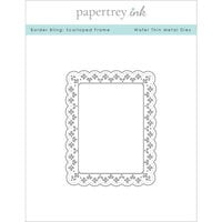 Papertrey Ink - Metal Dies - Border Bling - Scalloped Frame