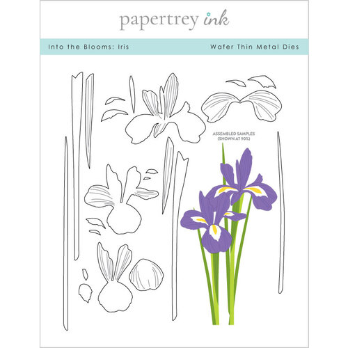 Papertrey Ink - Metal Dies - Into The Bloom - Iris