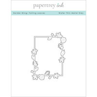 Papertrey Ink - Dies - Border Bling - Falling Leaves