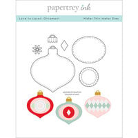 Papertrey Ink - Metal Dies - Love to Layer - Ornament