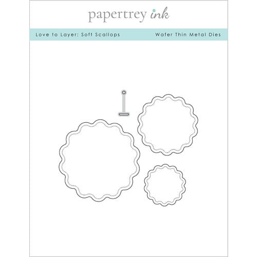 Papertrey Ink - Dies - Love To Layer - Soft Scallops