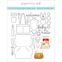 Papertrey Ink - Dies - Go-To Gift Card Holder - Diaper Bag