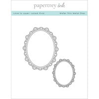 Papertrey Ink - Metal Dies - Love To Layer - Laced Oval