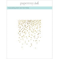 Papertrey Ink - Christmas - Hot Foil Plate - Cascading Dots