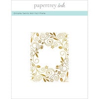 Papertrey Ink - Hot Foil Plate - Ornate Swirls