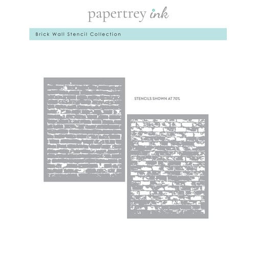 Papertrey Ink - Stencils - Brick Wall