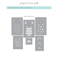 Papertrey Ink - Layering Stencils - Adorable Outfits