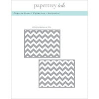 Papertrey Ink - Stencils - Chevron - Horizontal