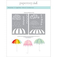 Papertrey Ink - Stencils - Weather It Together