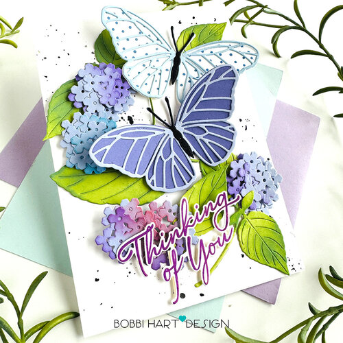 Papertrey Ink - Stencils - Build-A-Butterfly