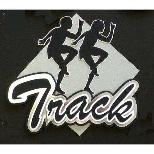 Paper Wizard - Old School Sports Collection - Die Cuts - Track Title