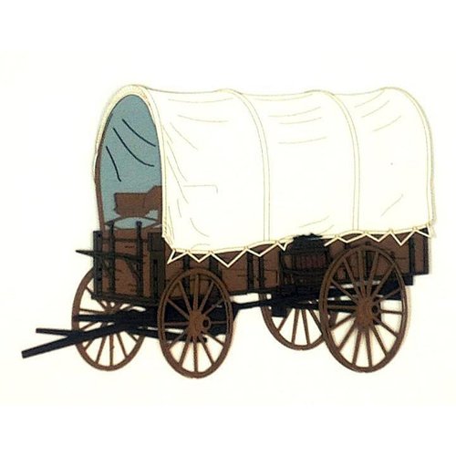 Paper Wizard - Die Cuts - Covered Wagon
