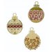 Paper Wizard - Happy Holidays Collection - Christmas - Die Cuts - Holiday Ornaments - Gold
