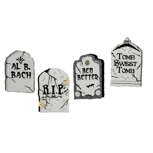Paper Wizard - Theme Park Fun Collection - Halloween - Die Cuts - Tombstones