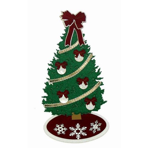 Paper Wizard - Happy Holidays Collection - Die Cuts - Christmas Tree