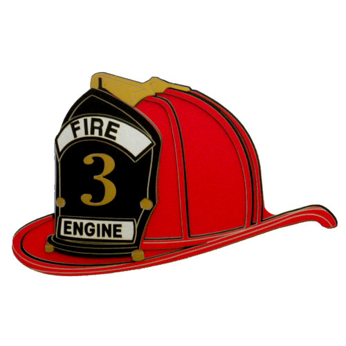Paper Wizard - Die Cuts - Firefighter's Helmet