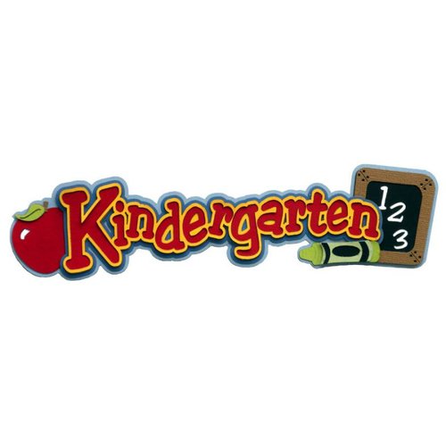 Paper Wizard - School Days Collection - Die Cuts - Kindergarten