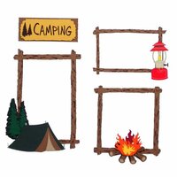 Paper Wizard - Die Cuts - Camping Frames